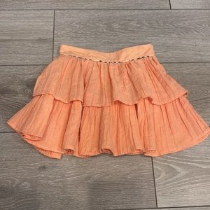 Burberry girls tiered skirt size 4